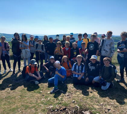 Sidcot Year 6 pupils at Mendip Activity Centre