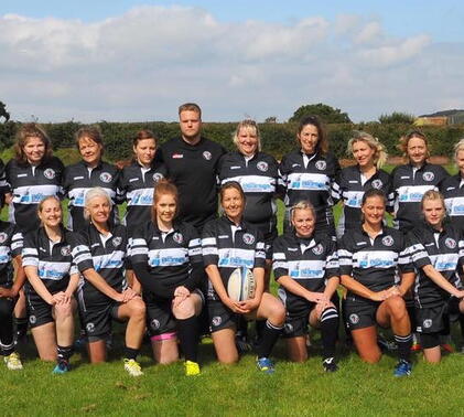 Winscombe Rugby Club and Sidcot School pupils