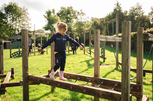 child enjoying outdoor play at a private primary school